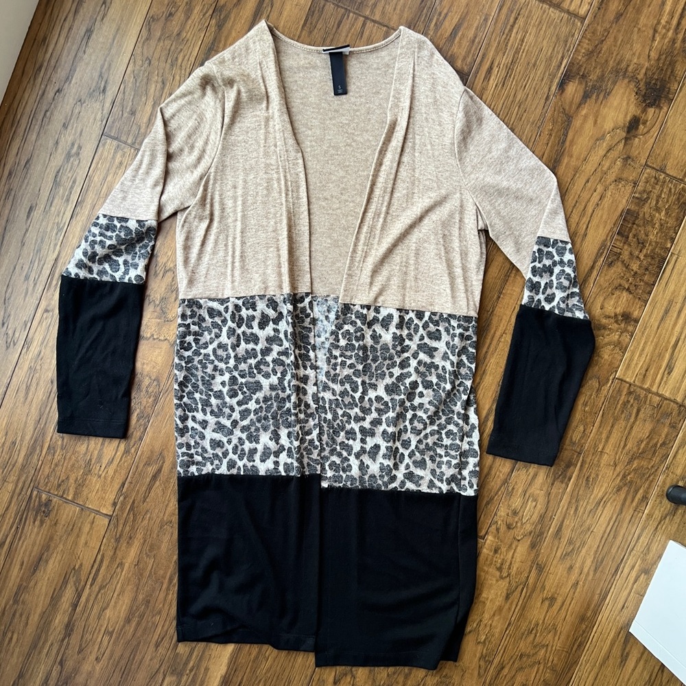 Daytrip cheetah kimono cardigan
